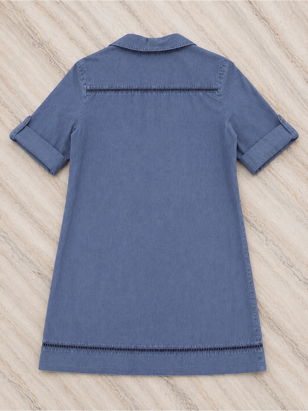Bella Dahl Tencel Shift Dress – Blue - Size Small - Picture 3 of 11